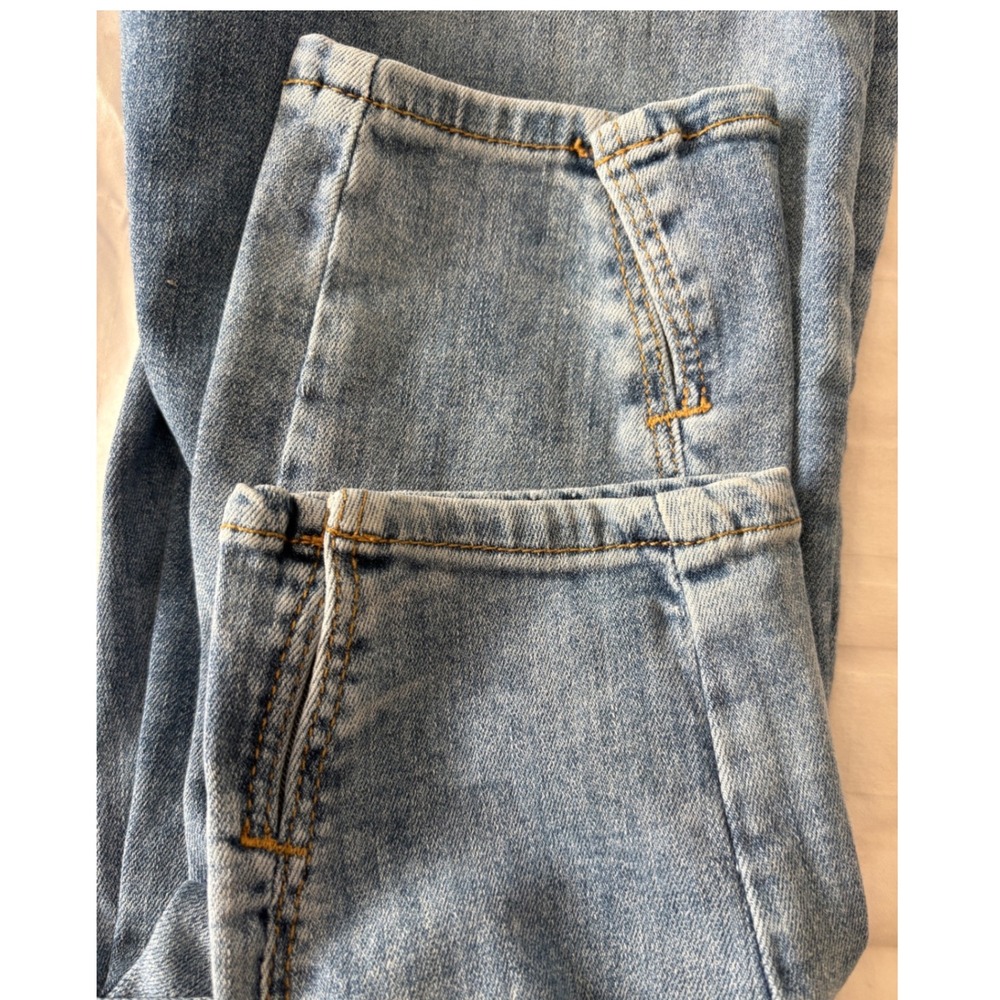 Zara Basic Z1975 Denim Womens Skinny Ankle Zip Jeans Blue Medium Wash Size 6 - Picture 9 of 9